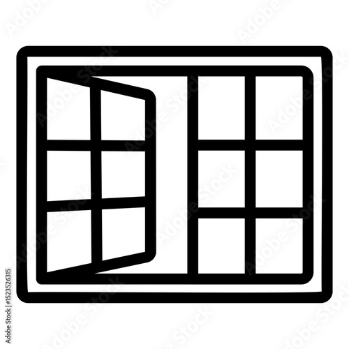 windows Line Icon