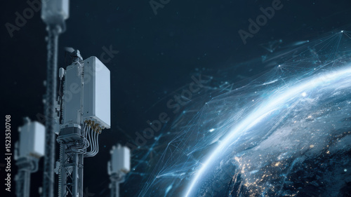 Environmental sensors networked via 6G, smart earth 