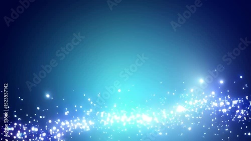  4K Floating Patriotic Stars Loop with Soft Glow