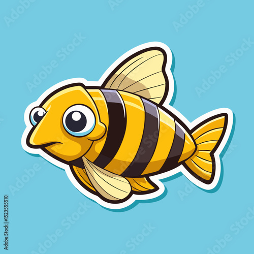 vector illustration of a fish