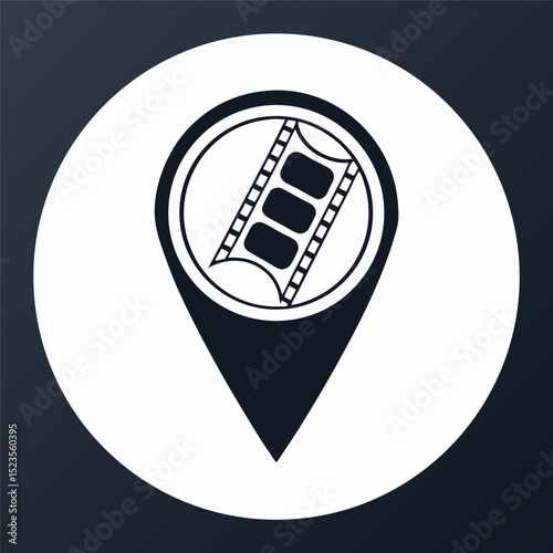 Location film graphic icon