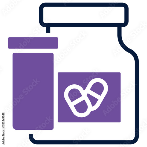 Medication Bottle Icon