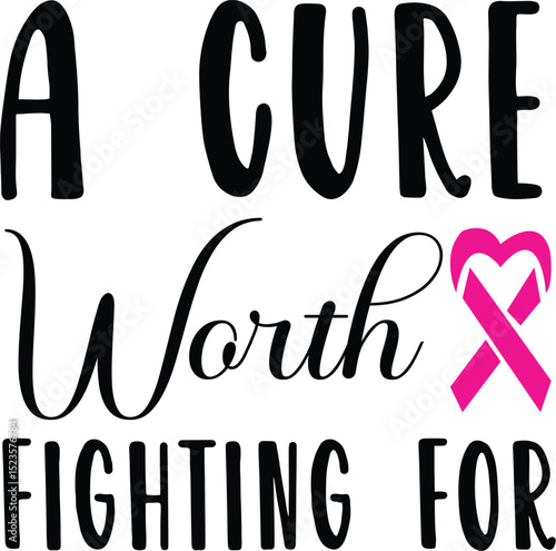 A cure worth fighting for svg