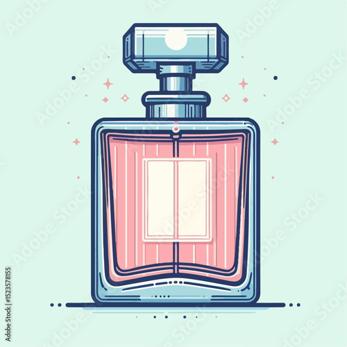 perfume bottle illustration 