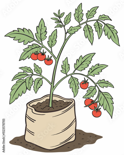 Growing Tomatoes A Guide to Cultivating Cherry Tomatoes in Grow Bags for Beginners