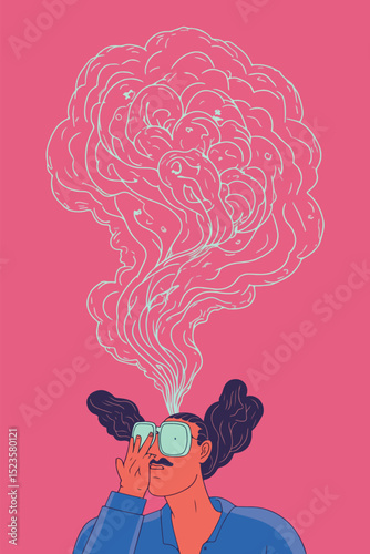 Mind Cloud Illustration