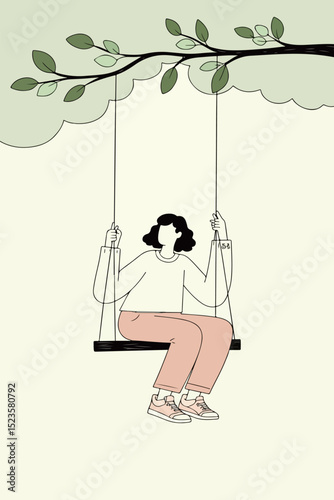 Woman on a Swing