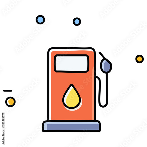 Fuel  vector icon. 