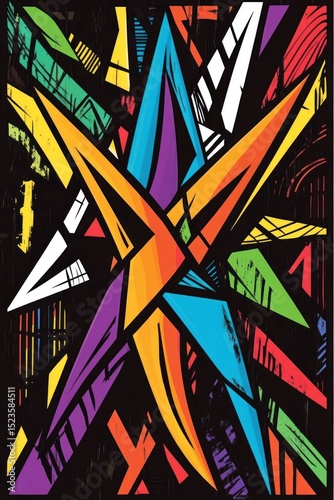 Abstract colorful design