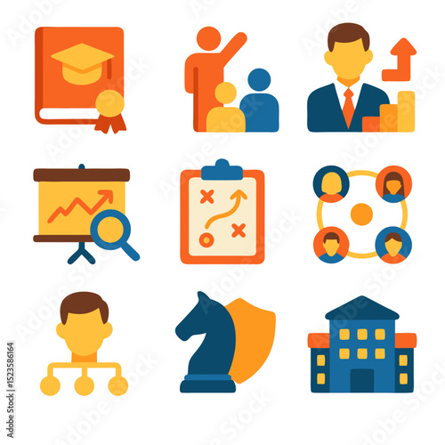Download high-quality MBA icons perfect for presentations business reports and marketing materials enhancing your projects with professional and sleek design elements for a modern and impactful visual