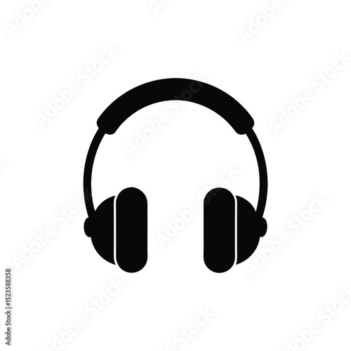 headphones isolated on white background