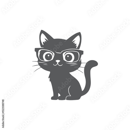 black cat cartoon