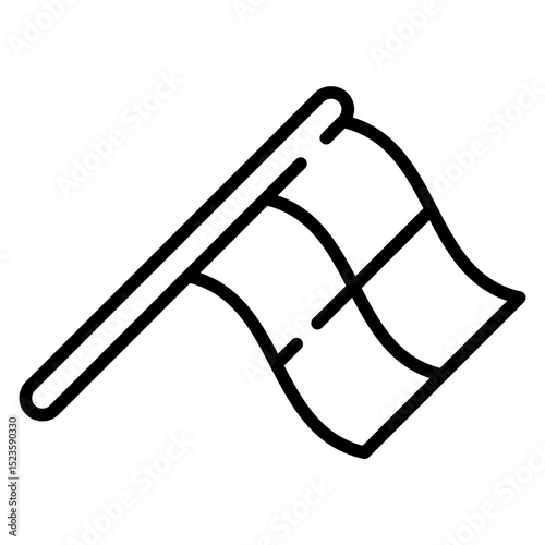Offside line icon