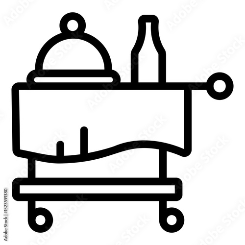 room service Line Icon
