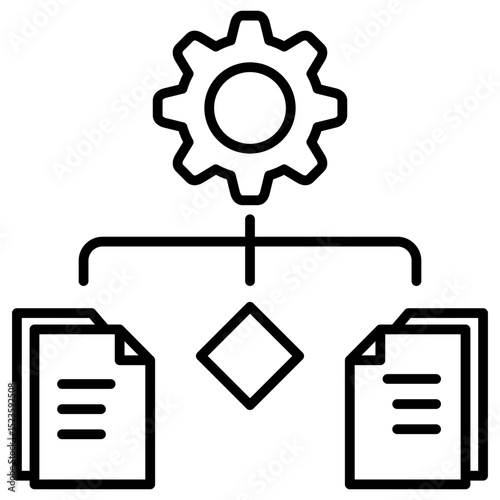 Workflow Outline Icon