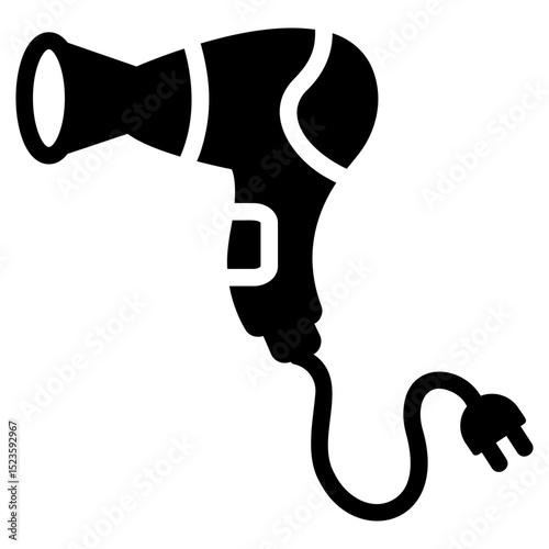 hair dryer Solid icon
