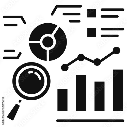 Research Glyph Icon