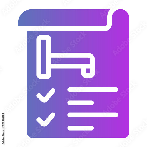 accommodation Gradient icon