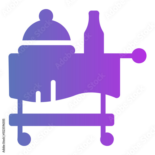 room service Gradient icon