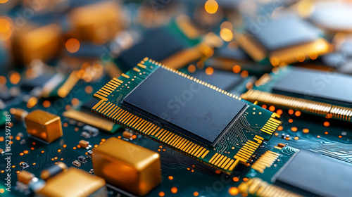 Exploring advanced technology in electronics manufacturing factory floor digital art industrial setting close-up view innovation insights