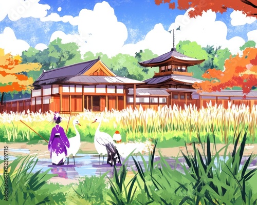 Japanese Autumn Landscape
