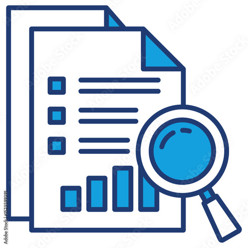 Inspection Blue Icon