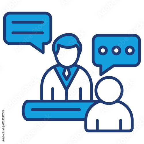 Consultation Blue Icon