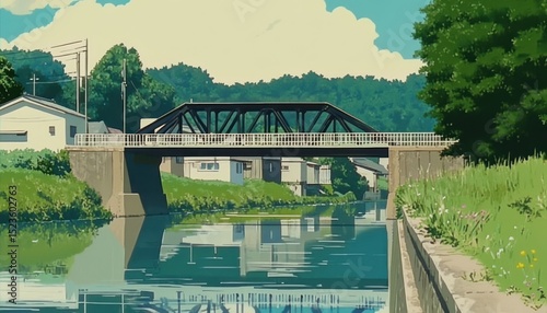 Peaceful rural landscape