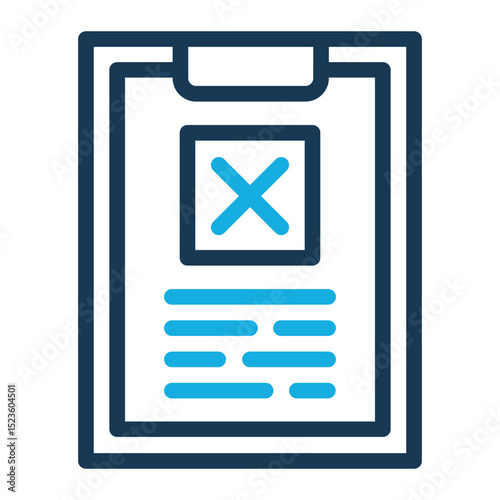 Error Marker Icon - Outline Color Style for Failed Documents & Corrections.