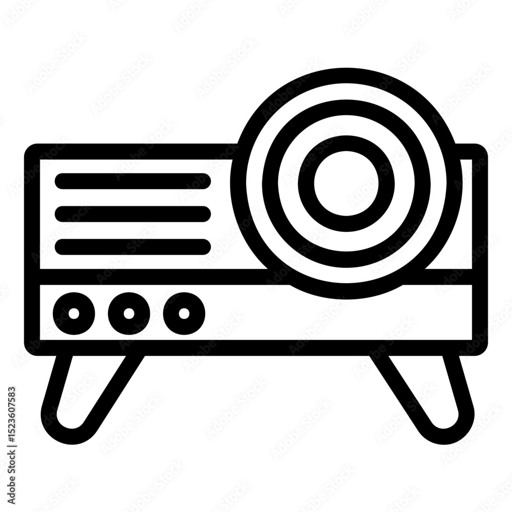 projector Line Icon projector Line Icon