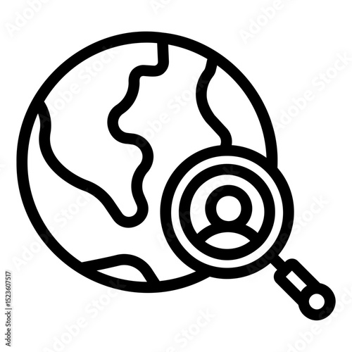 human resources Line Icon
