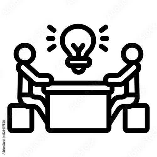 discussion Line Icon