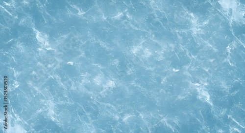 Seamless Ice Texture: Light Blue Frozen Water Background