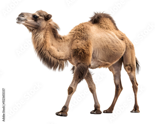 camel full body isolated white