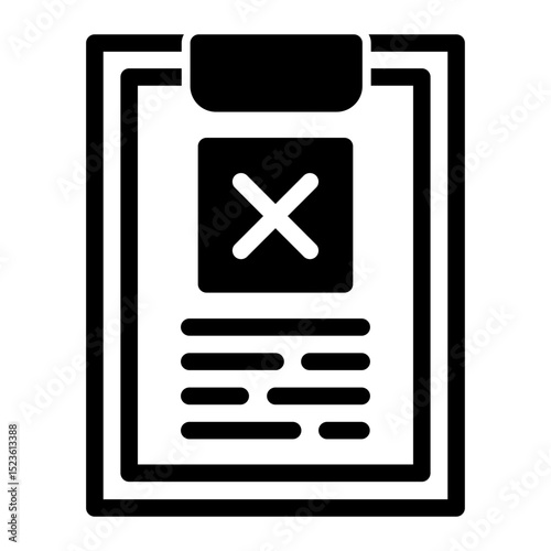 Error Marker Icon - Mixed Style for Failed Documents & Corrections.