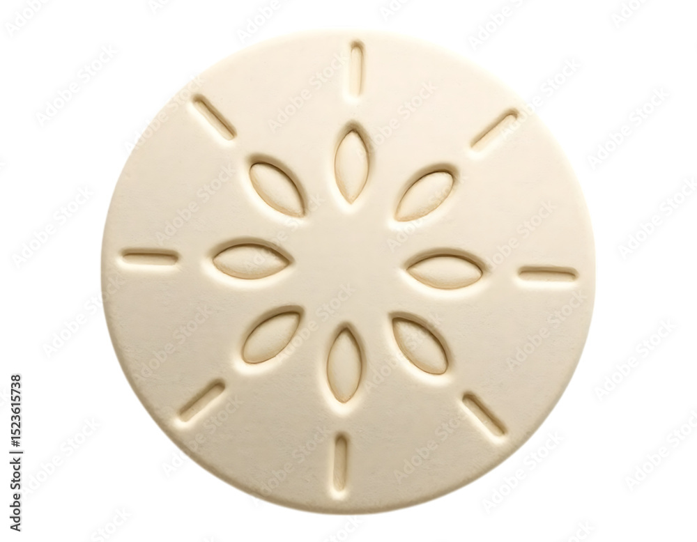 Obraz premium Sand Dollar on Transparent Background