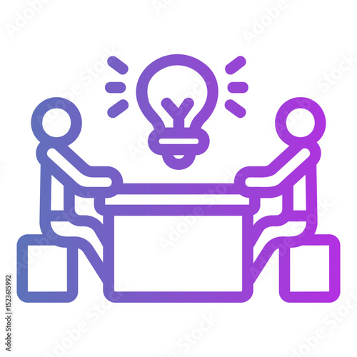 discussion Gradient icon