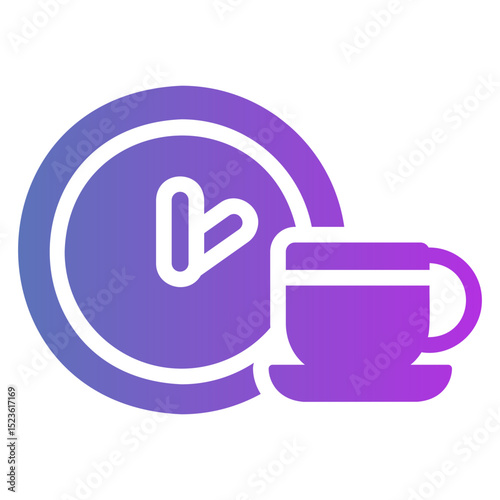 coffee break Gradient icon