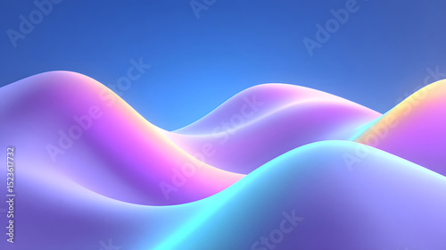 Minimalistic gradient background with fresh and elegant design
