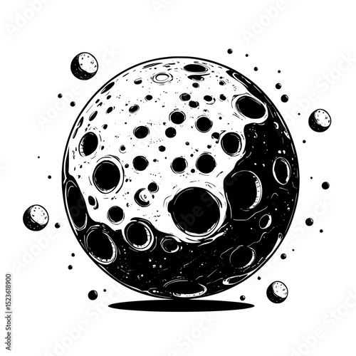 Asteroid Illustration