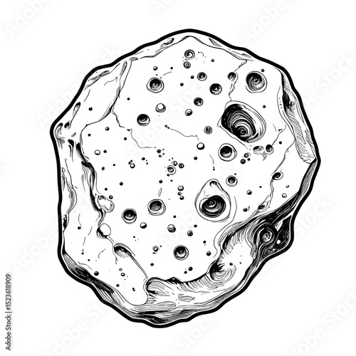 Asteroid Illustration