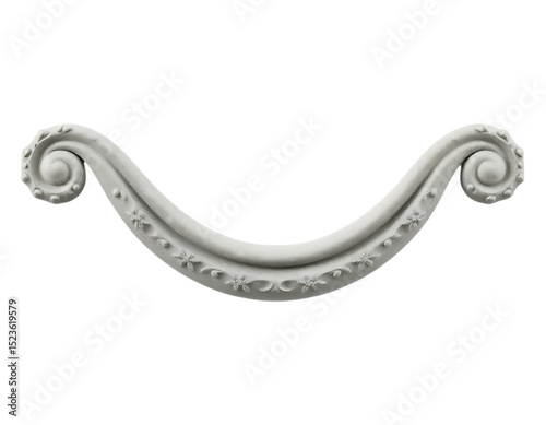 Elegant Architectural Scrollwork Ornament