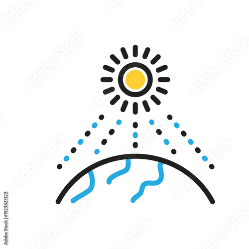 Multi color icon for intensity
