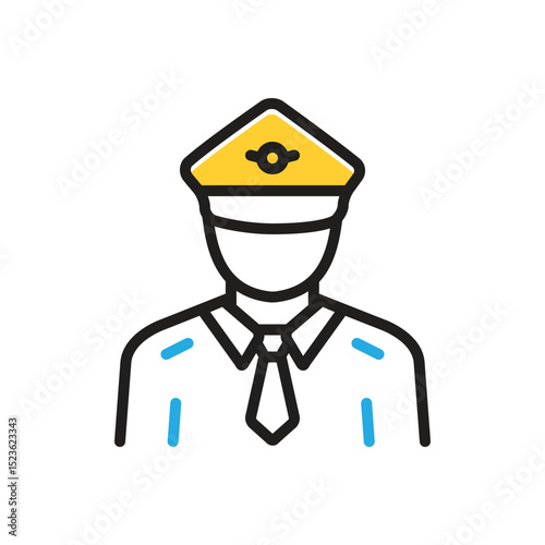 Multi color icon for pilot