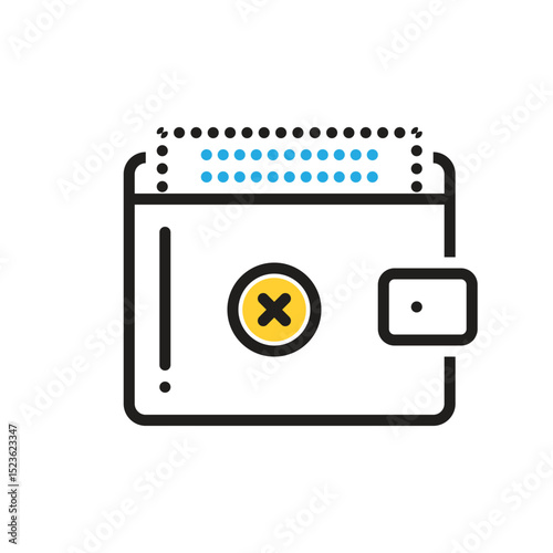 Multi color icon for lose