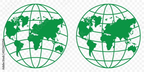 Web icon vector isolated on Transparent background. Website vector icon. Internet world vector on Transparent Background. EPS 10.