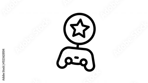favourite minimalist stroke animation