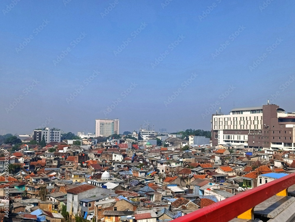 Obraz premium aerial view of the city