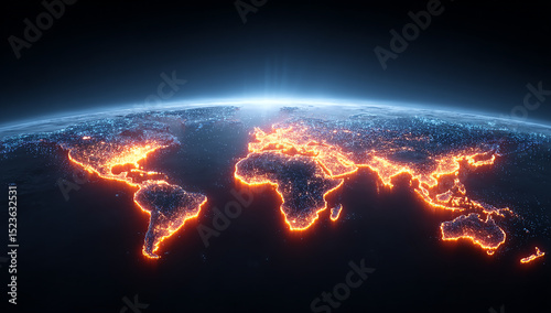 Global City Network Map Visualization