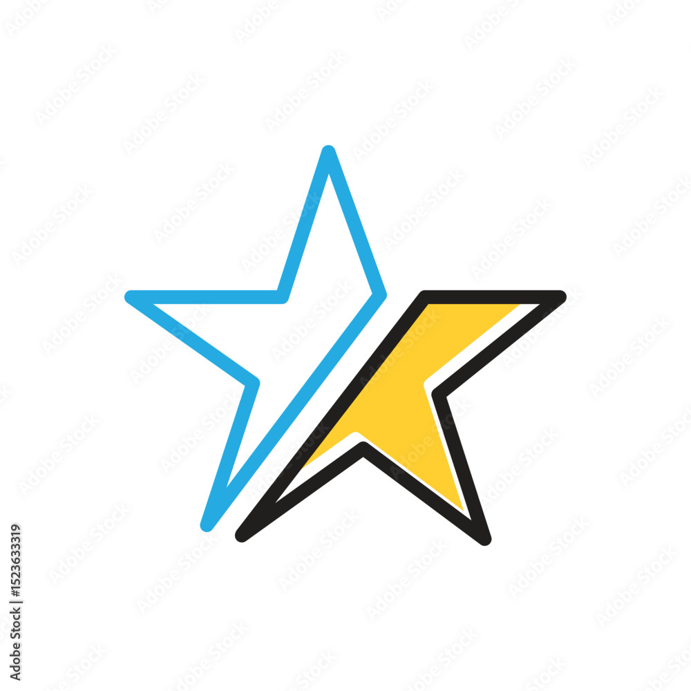 Obraz premium Multi color icon for consist